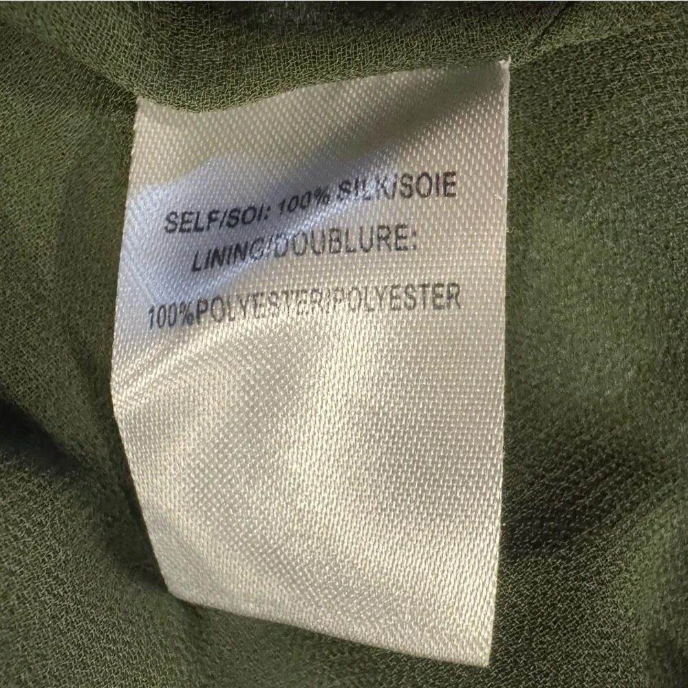 Tanya Taylor Clarisse Silk Dress in Green Sz 8